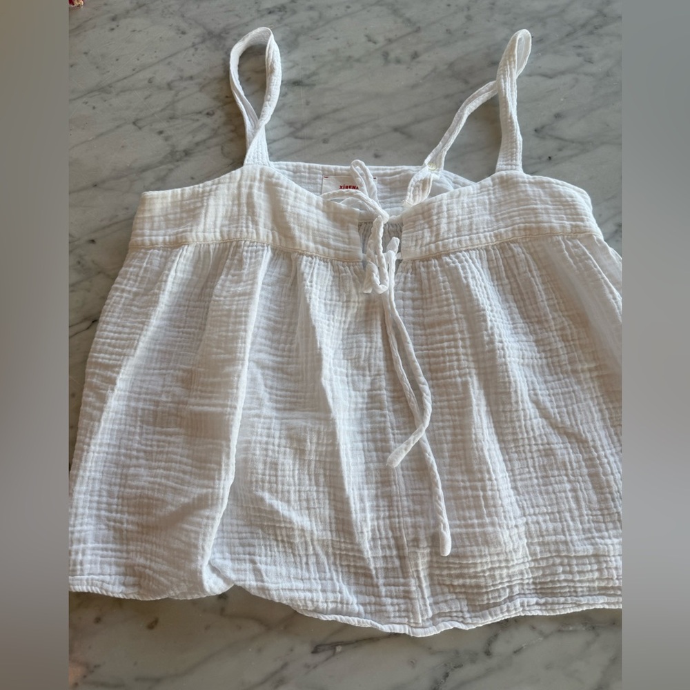 XiRENA White Gauze Camisole